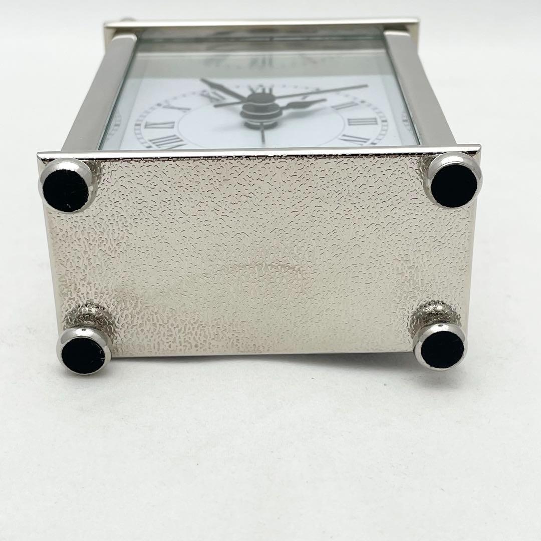 【極美品】ザ・テラスホテルズ 置時計 シルバー 沖縄 ブセナテラス