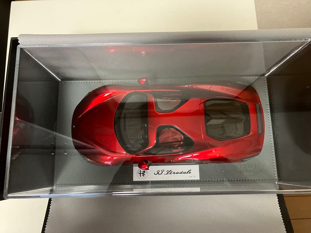 1/18 BBRアルファロメオ33ストラダーレRosso Villa DEste