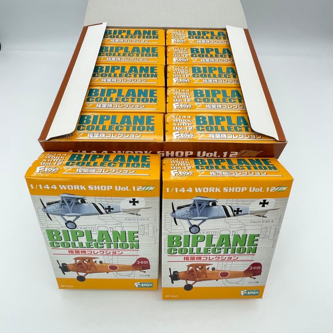 【N6】全12種　エフトイズ　複葉機コレクション Vol.12