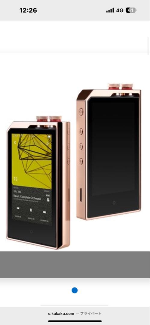 COWON PLENUE L フラッグシップモデル PL-256G-GD DAP