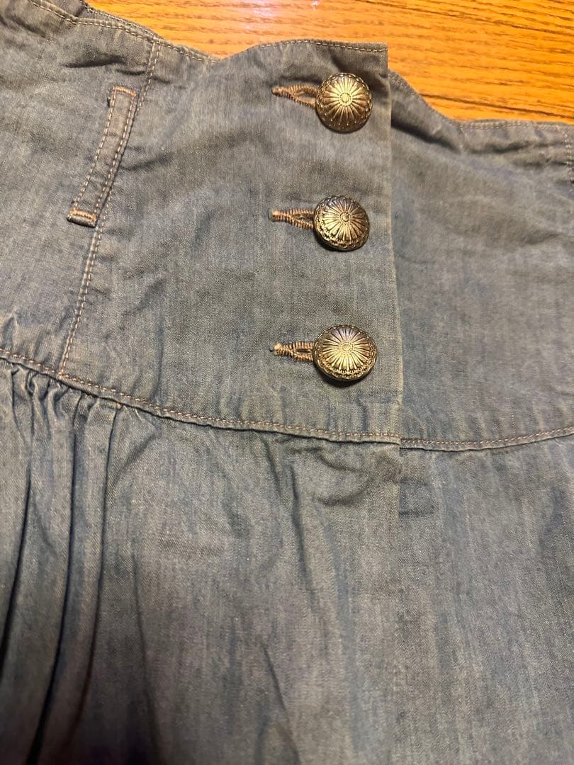 マイルドちゃん専用❖kapitalキャピタル❖デニムキュロットコンチョボタン袴