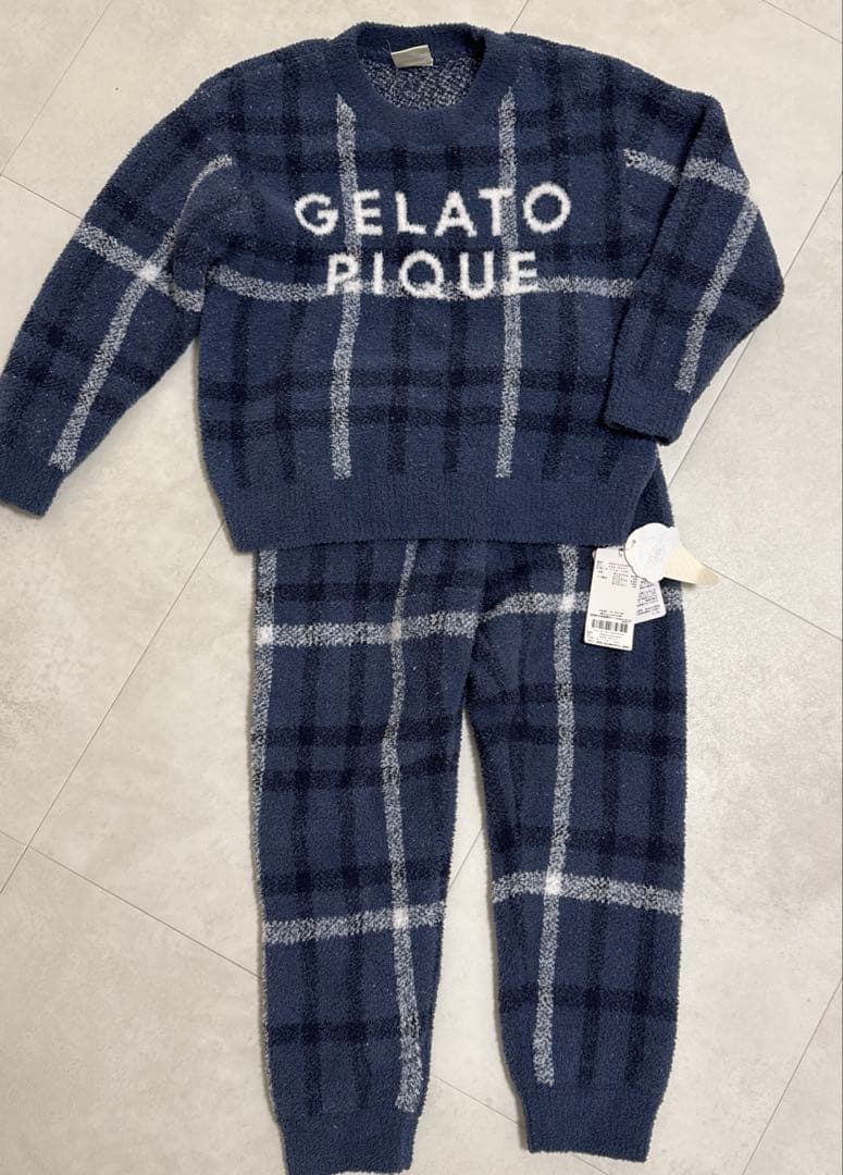 ジェラートピケ　上下セット　S（110〜120）　未使用