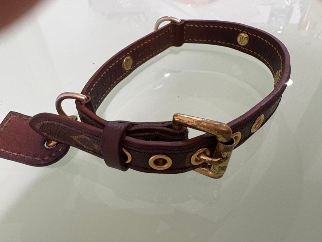 ルイヴィトン 小型犬用モノグラム首輪