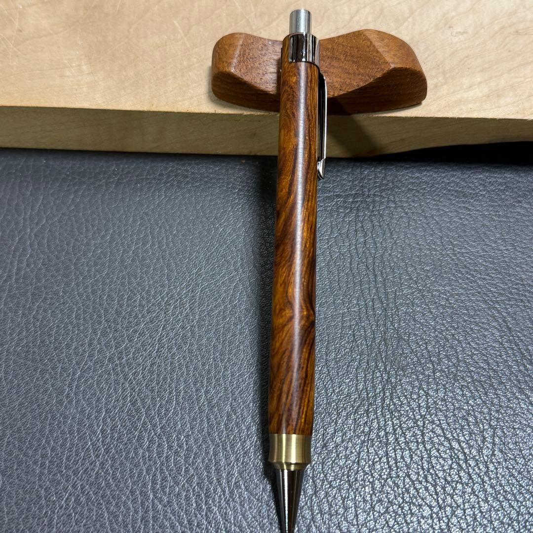 202デザートアイアンウッド　木製シャーペン　最強低重心ダブルR 真鍮