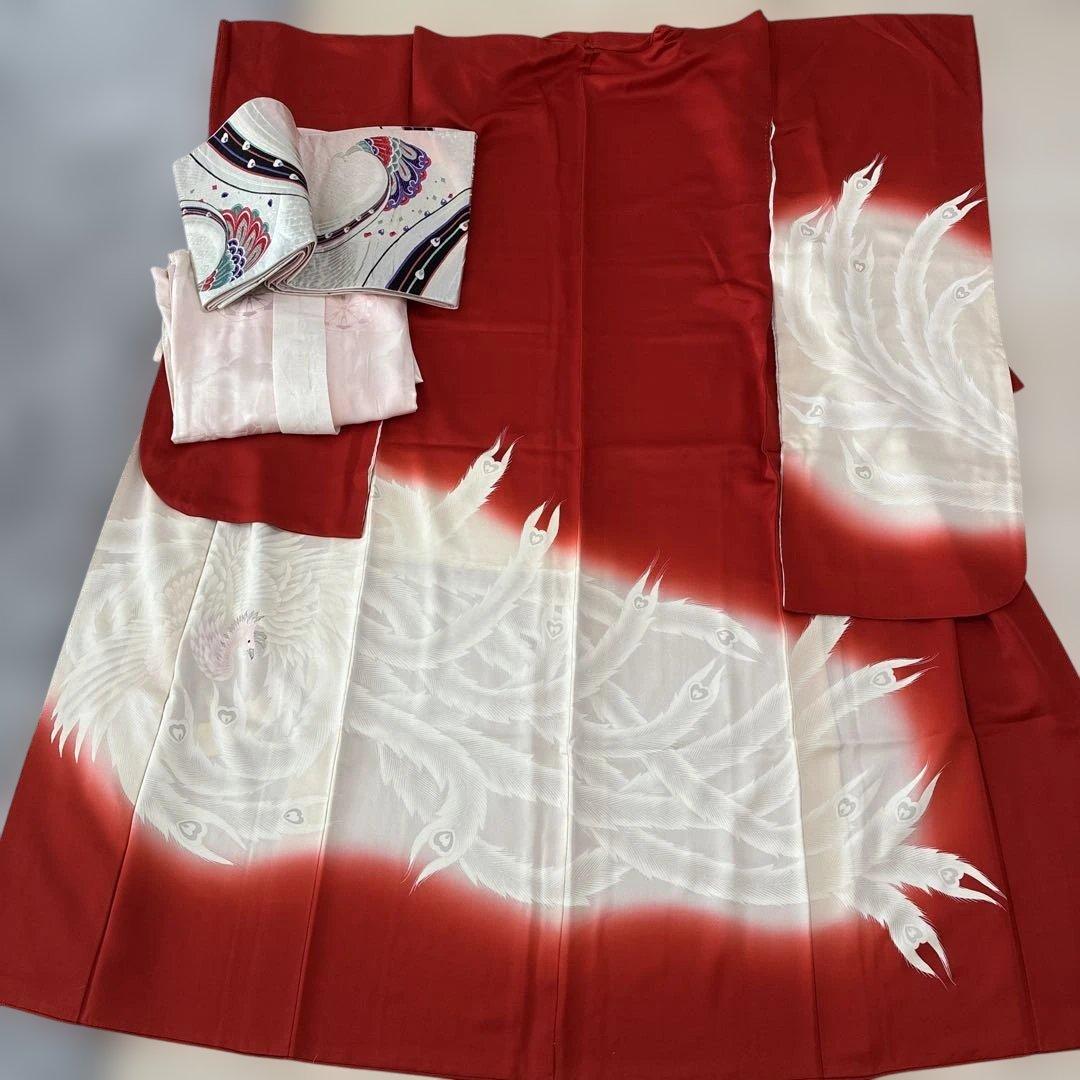 ヴィンテージ　アンティーク着物　大人用 女性 成人式 卒業式　振袖