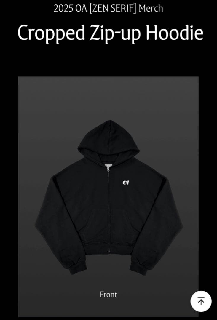 Jennie ZEN SERIF Zip-up Hoodieトレカ3枚