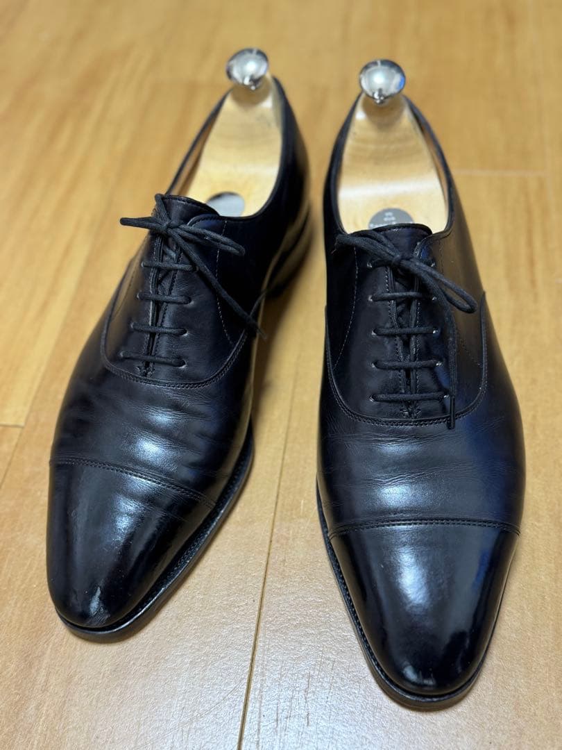 美品ジョンロブ　黒　シティ2 10 1/2E