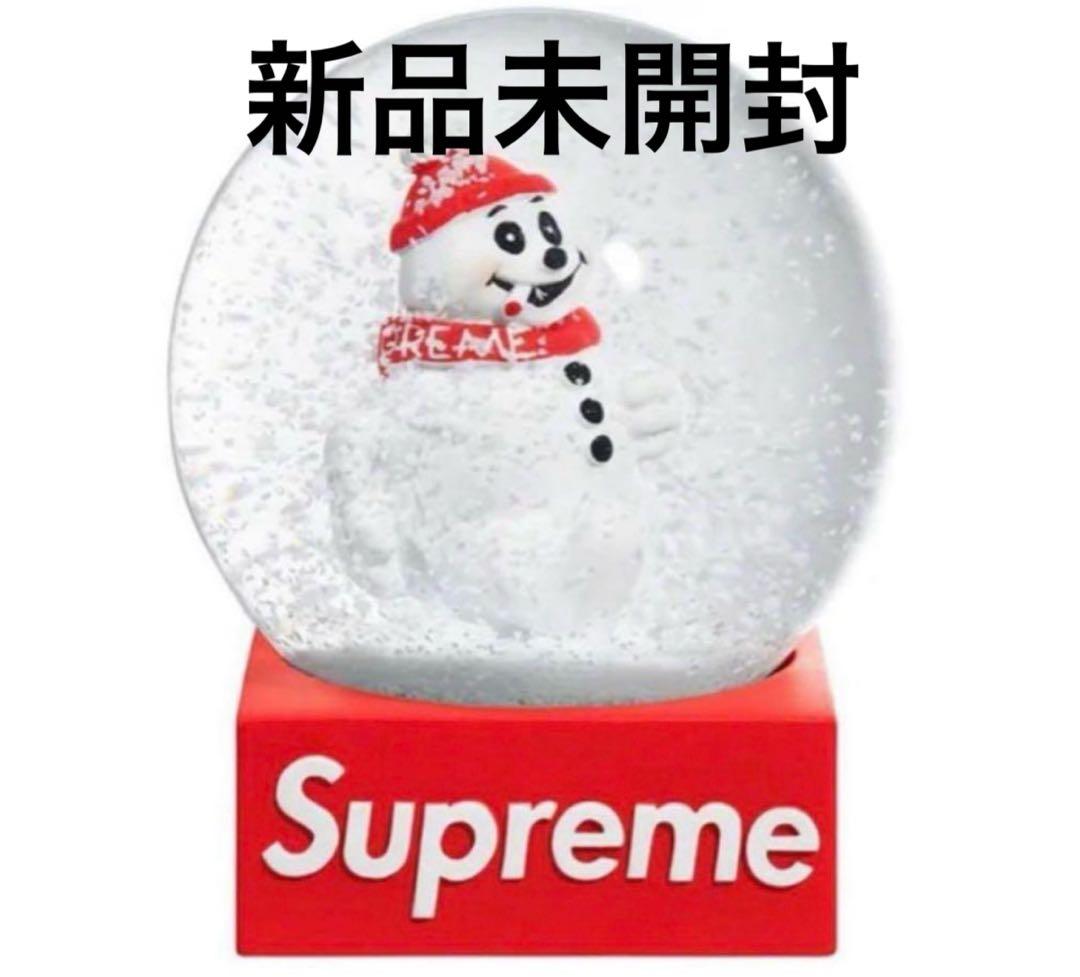 新品未開封 Supreme man globe スノードーム