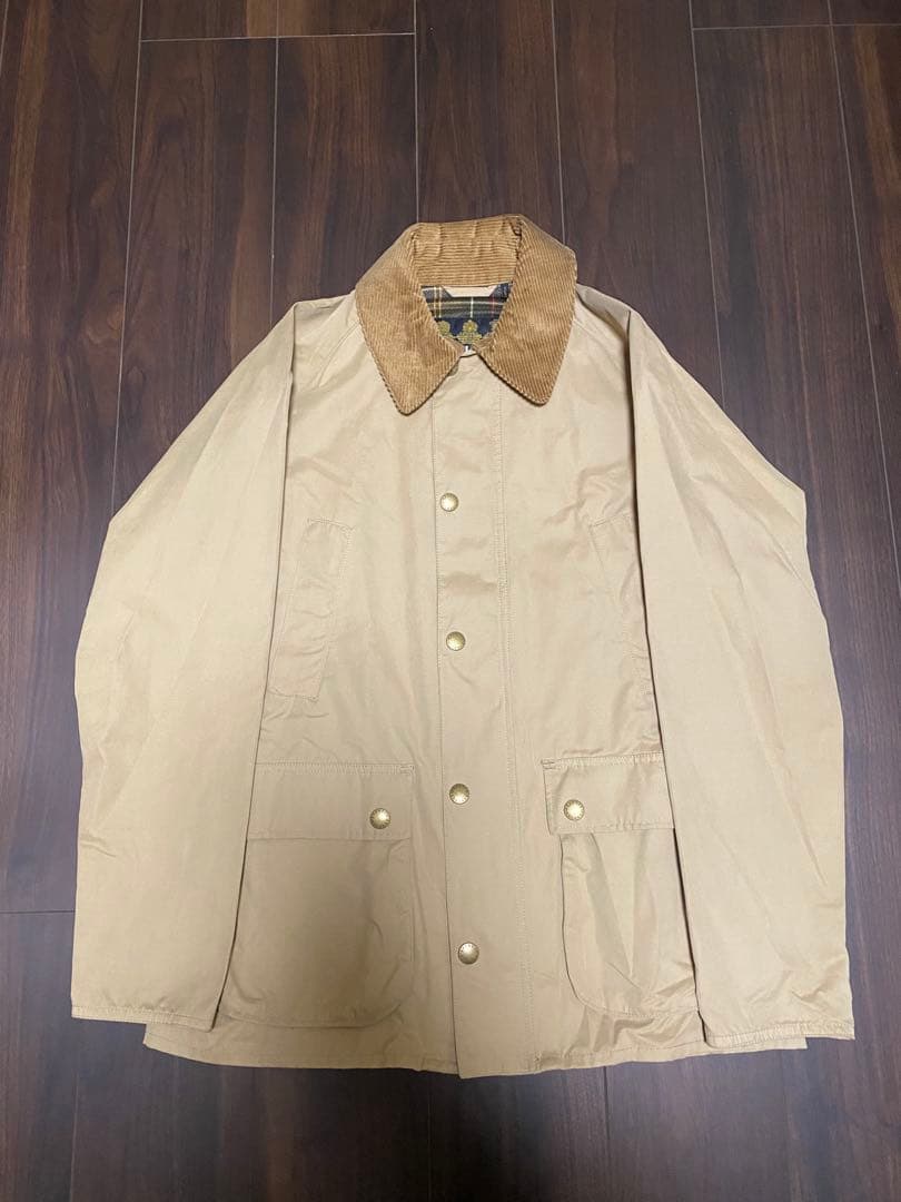 Barbour ベージュジャケット　ビデイル　ノンオイル　サイズ38
