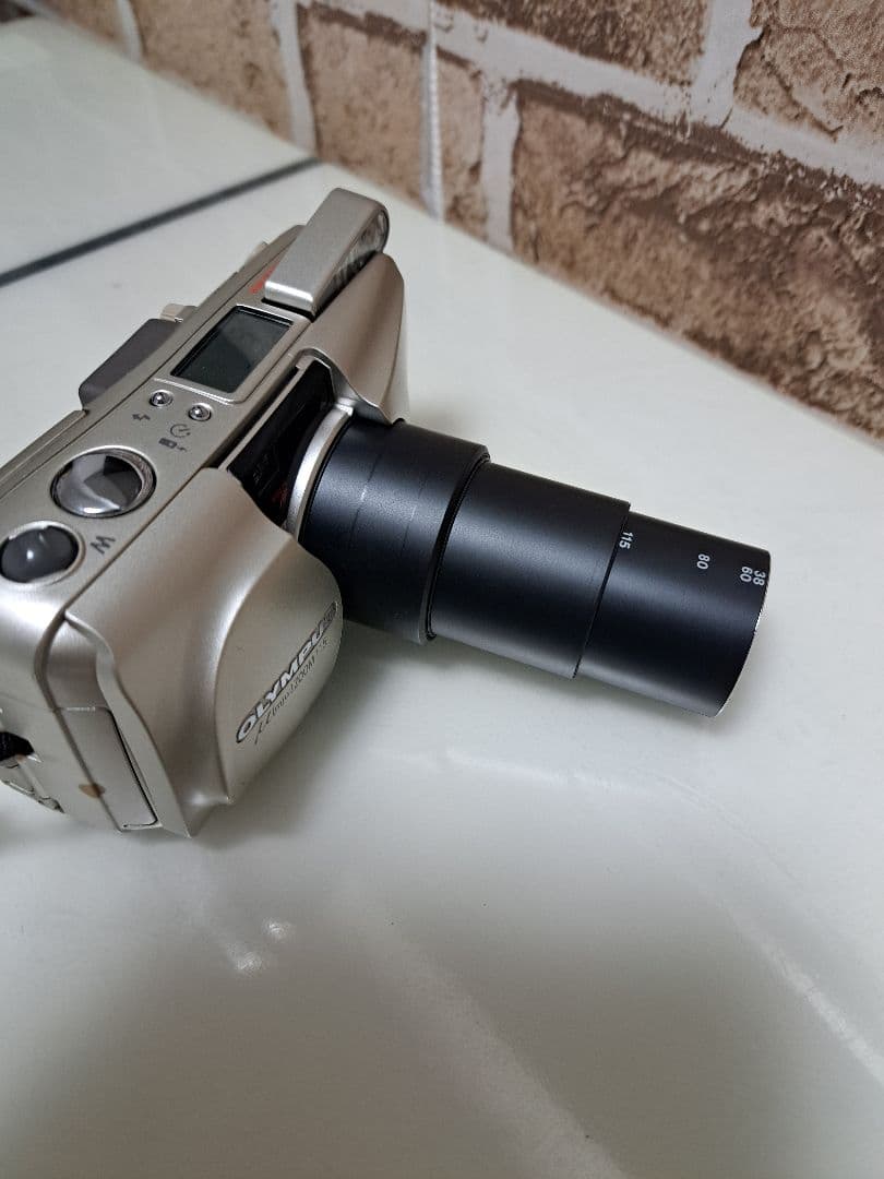 【美品】OLYMPUS μ ZOOM 115 ミュー フィルムカメラ コンパクト