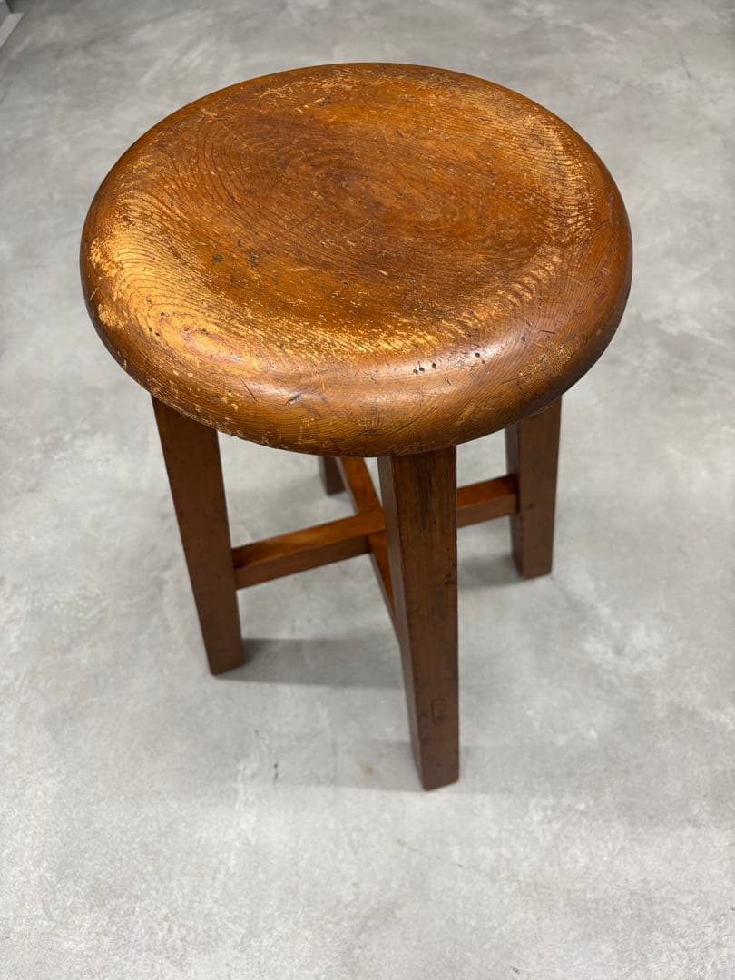 丸椅子　スツール　椅子　アンティーク　古道具