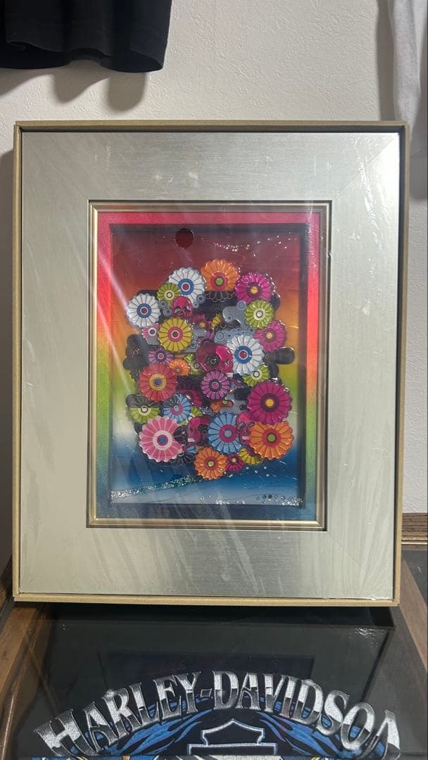 月乃カエル　Skull in the Flowers