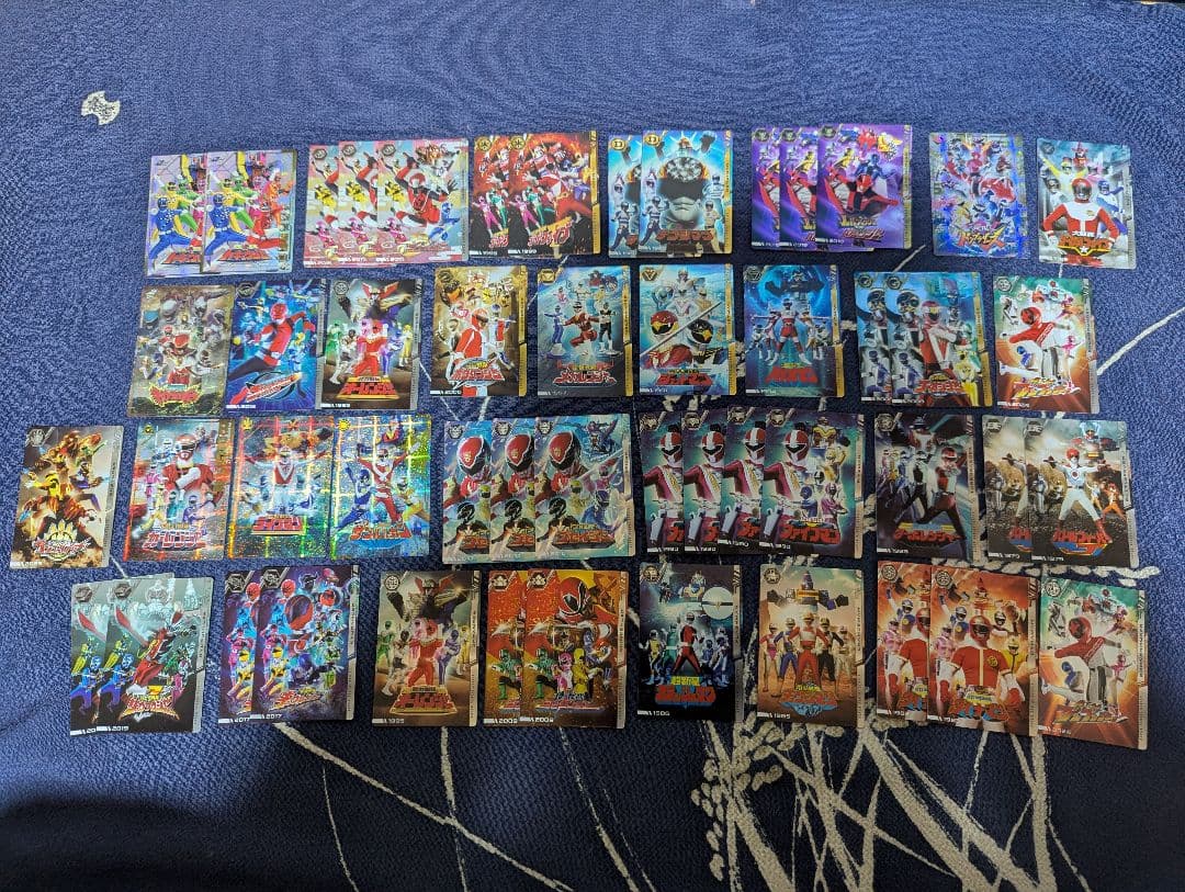 戦隊ヒーローカードセット 50枚