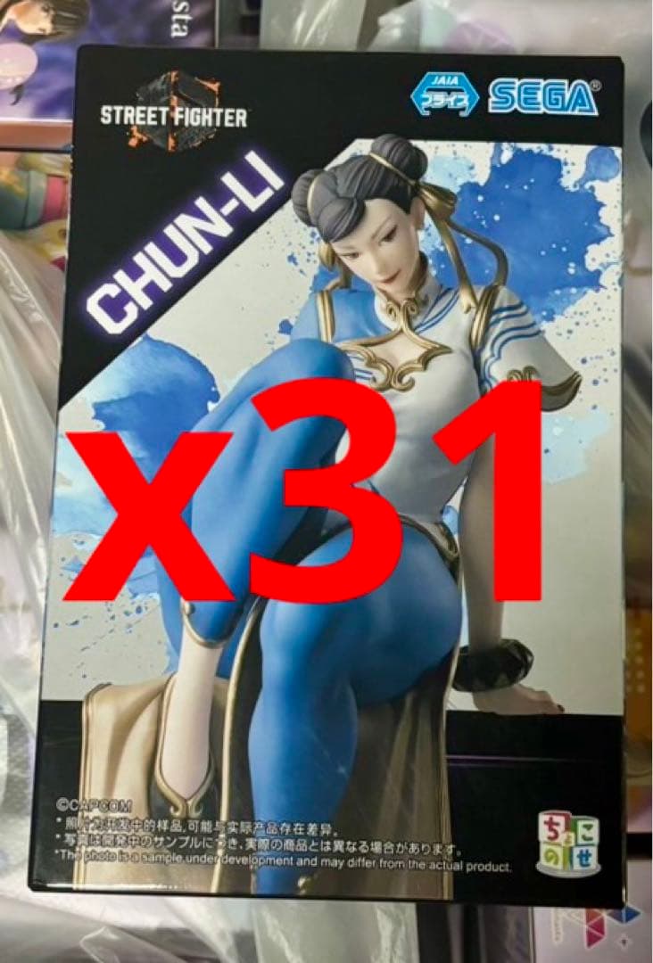 ストリートファイター6 ちょこのせプレミアム春麗(チュン・リー) 31箱
