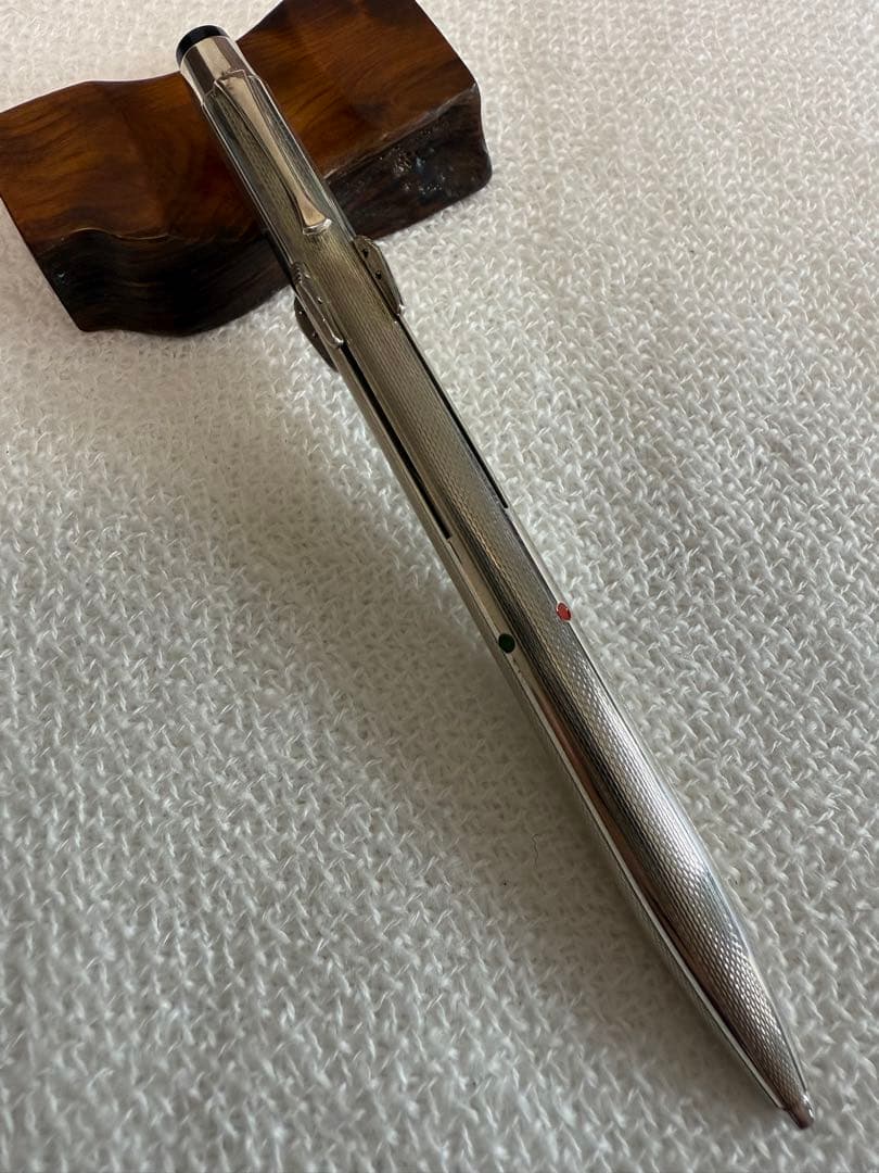 モンブラン四色のボールペン、スターリングシルバー、935銀