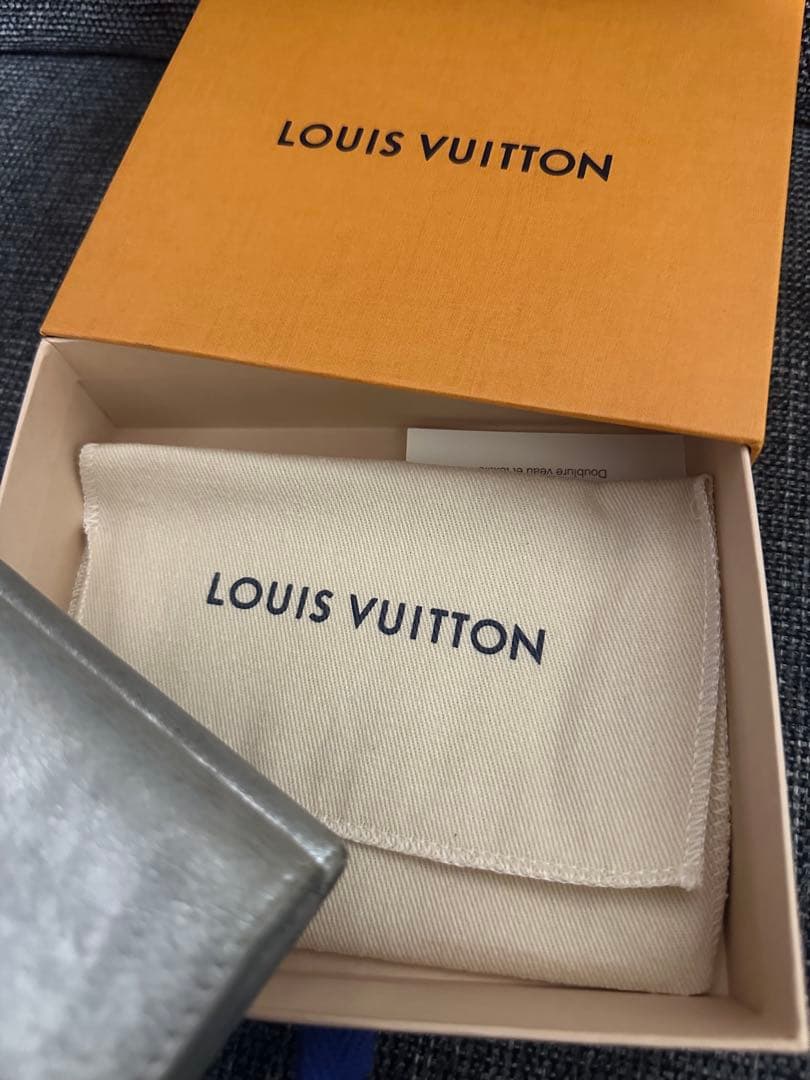 【即日発送】ルイヴィトン ポルトフォイユロックミニ 財布 三つ折り財布 シルバー