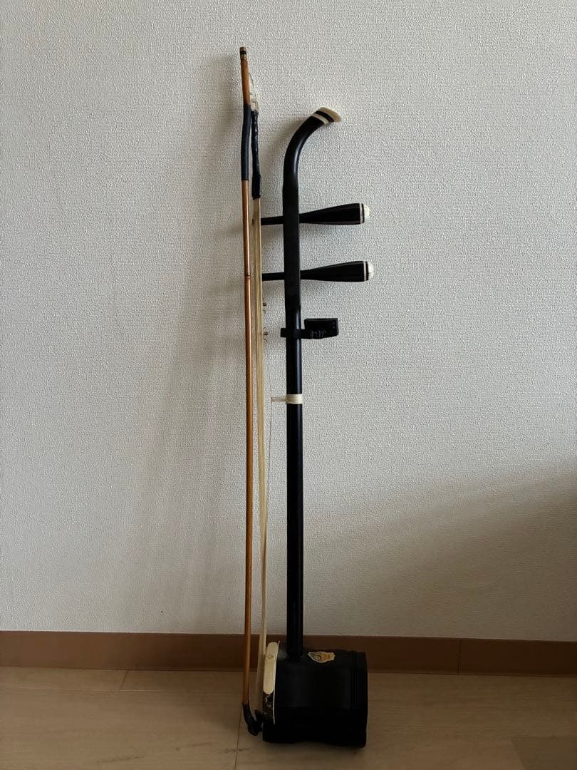 二胡　蛇皮製　ケース付き