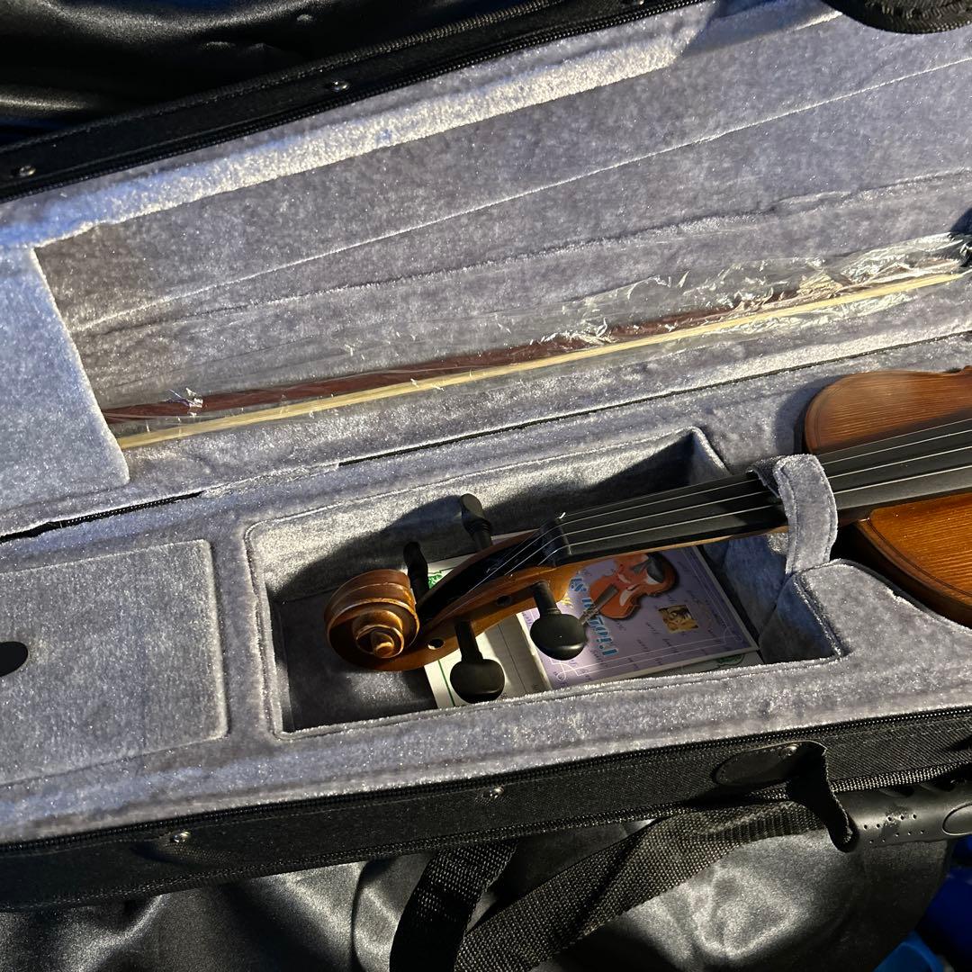 バイオリン　ハルシュスタット　セミハードケース付き。肩当て。