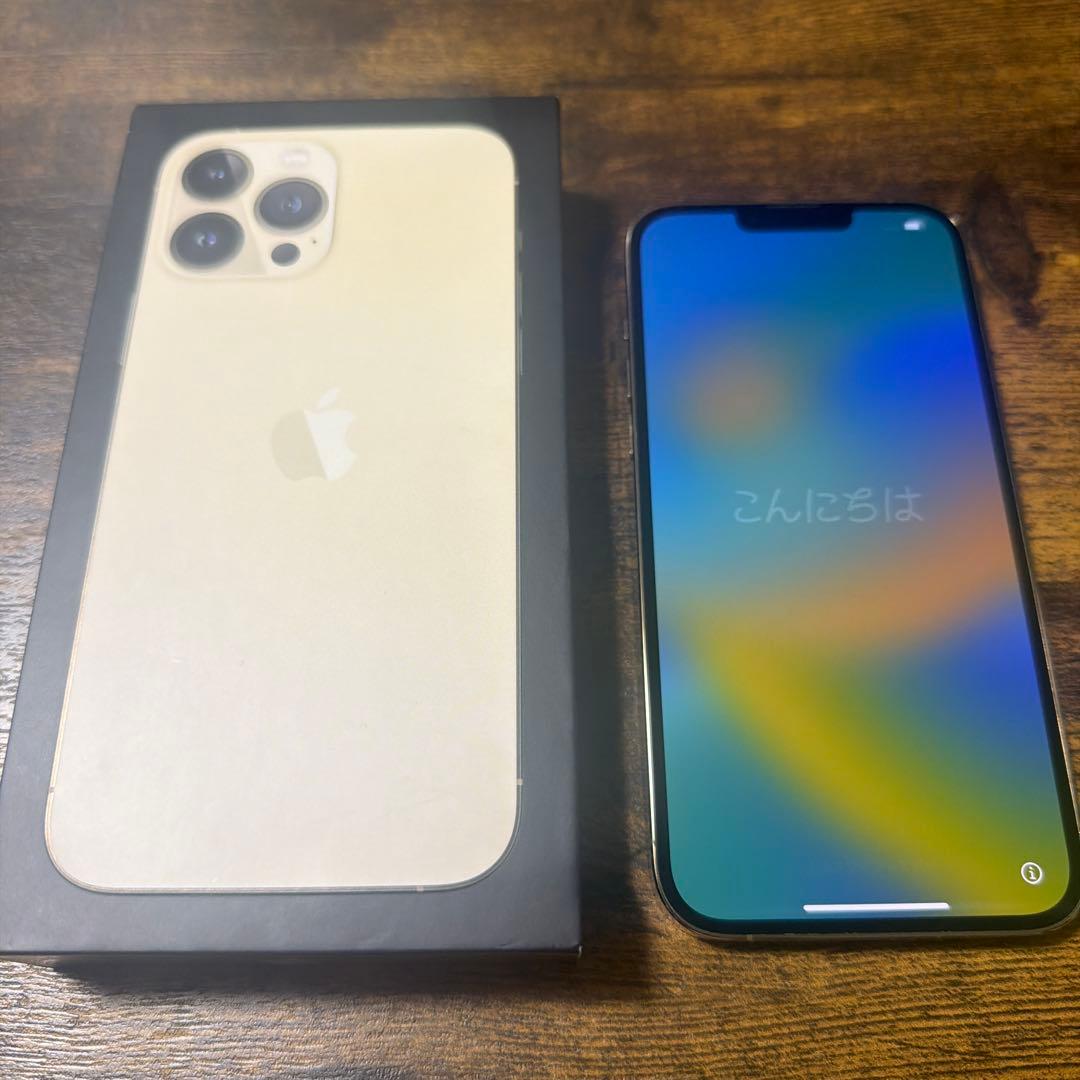 【超美品】iPhone13 Pro Max 256GB Gold SIMフリー