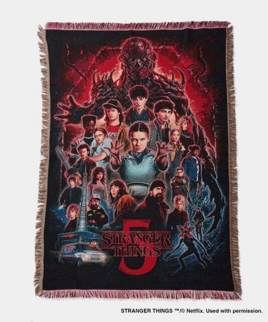 Stranger Things S5 ストレンジャーシングス ブランケット