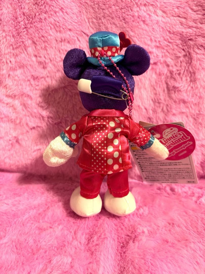 ミッキー ミニー ぬいぐるみバッジ ミニパル ミニファン 2点セット