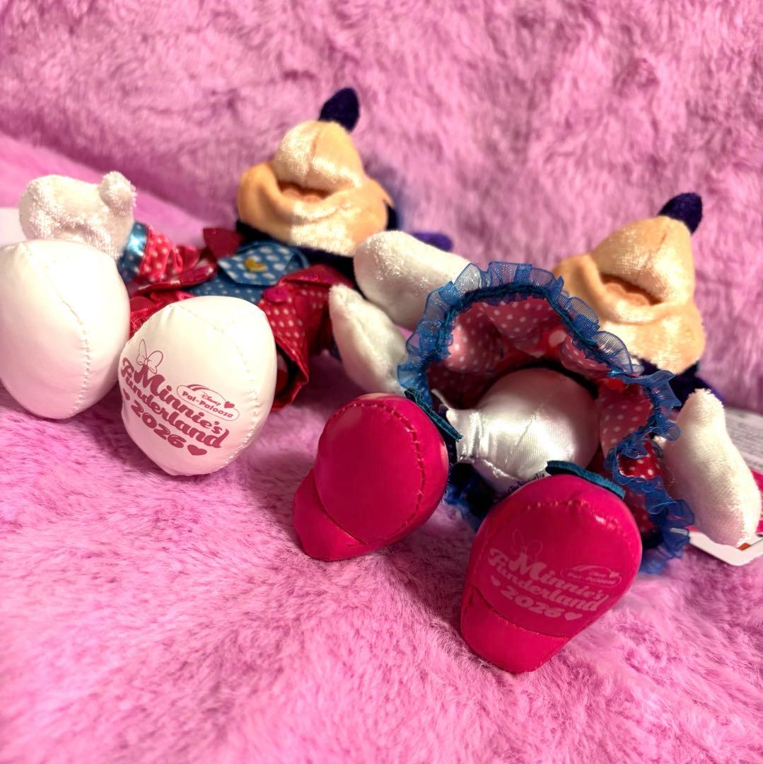 ミッキー ミニー ぬいぐるみバッジ ミニパル ミニファン 2点セット