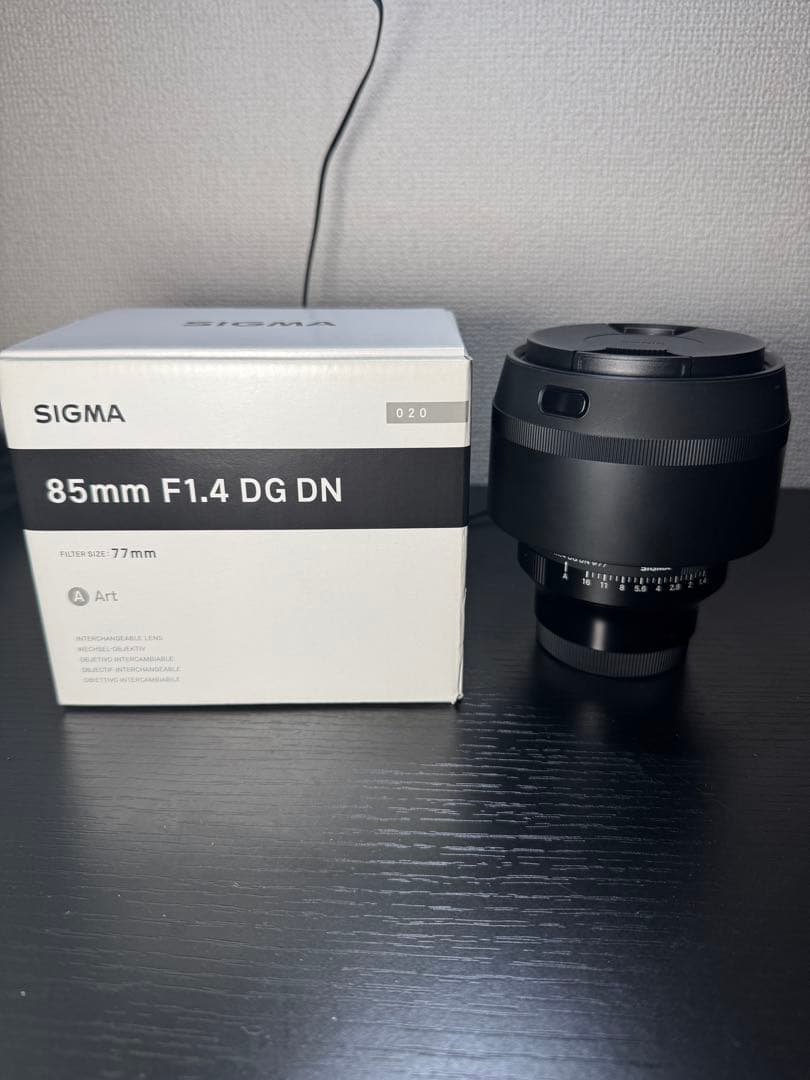美品 sigma 85mm f1.4 DG DN シグマ 単焦点レンズ ソニー