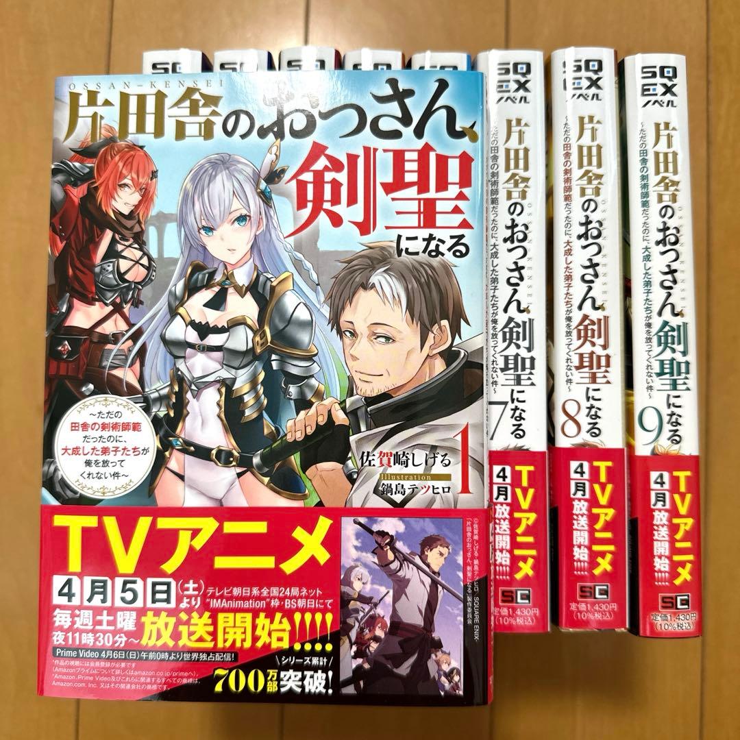 片田舎のおっさん、剣聖になる　1 ～９巻セット　小説