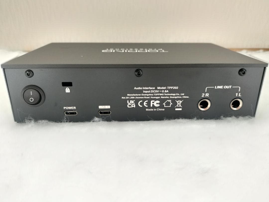TOPPING E2X2 USBオーディオインターフェイス
