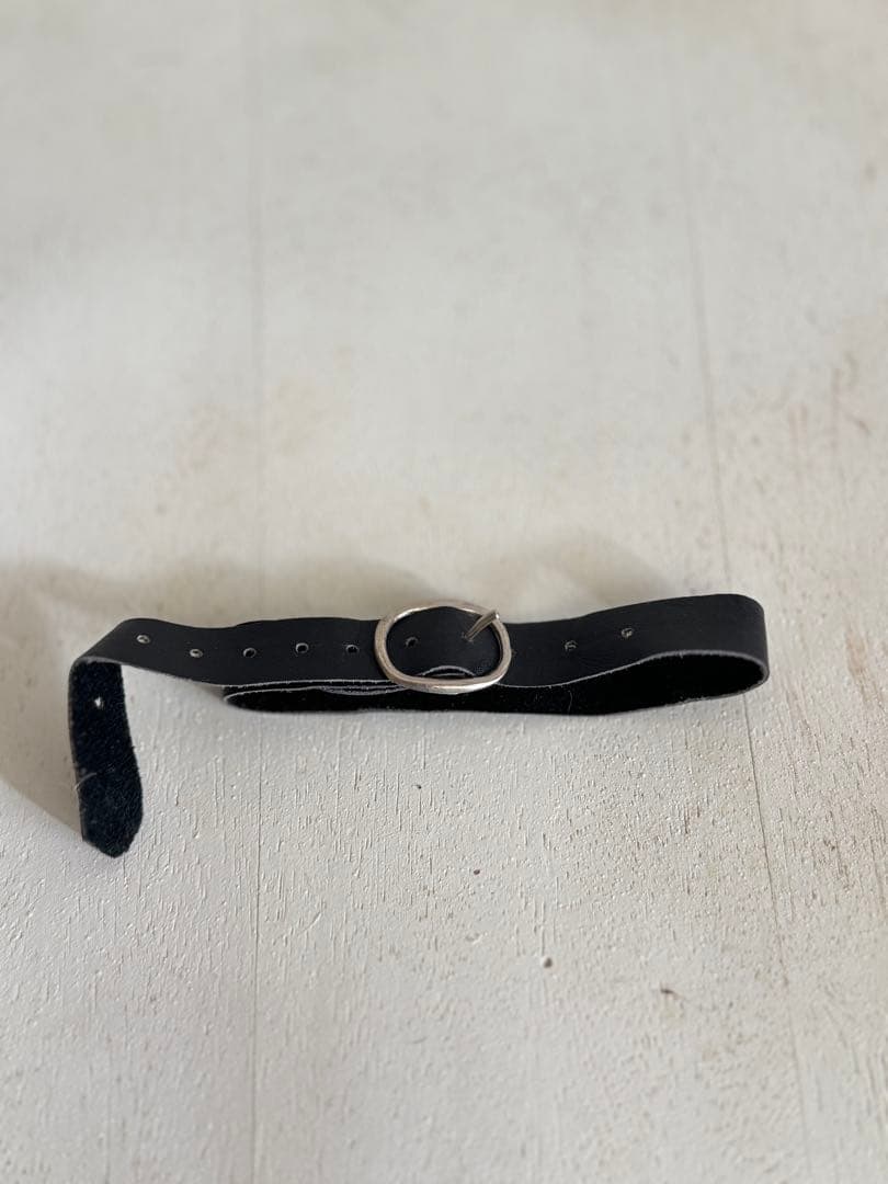 martin margiela 1995 アンクル　リスク　バンド　黒　レザー