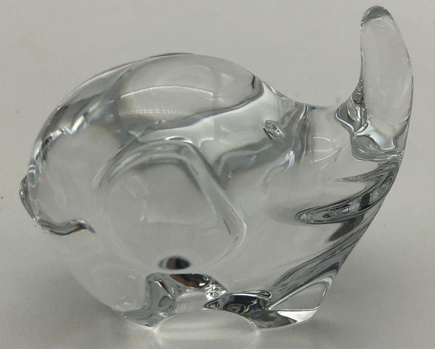 Baccarat クリスタルガラス 象の置物 r