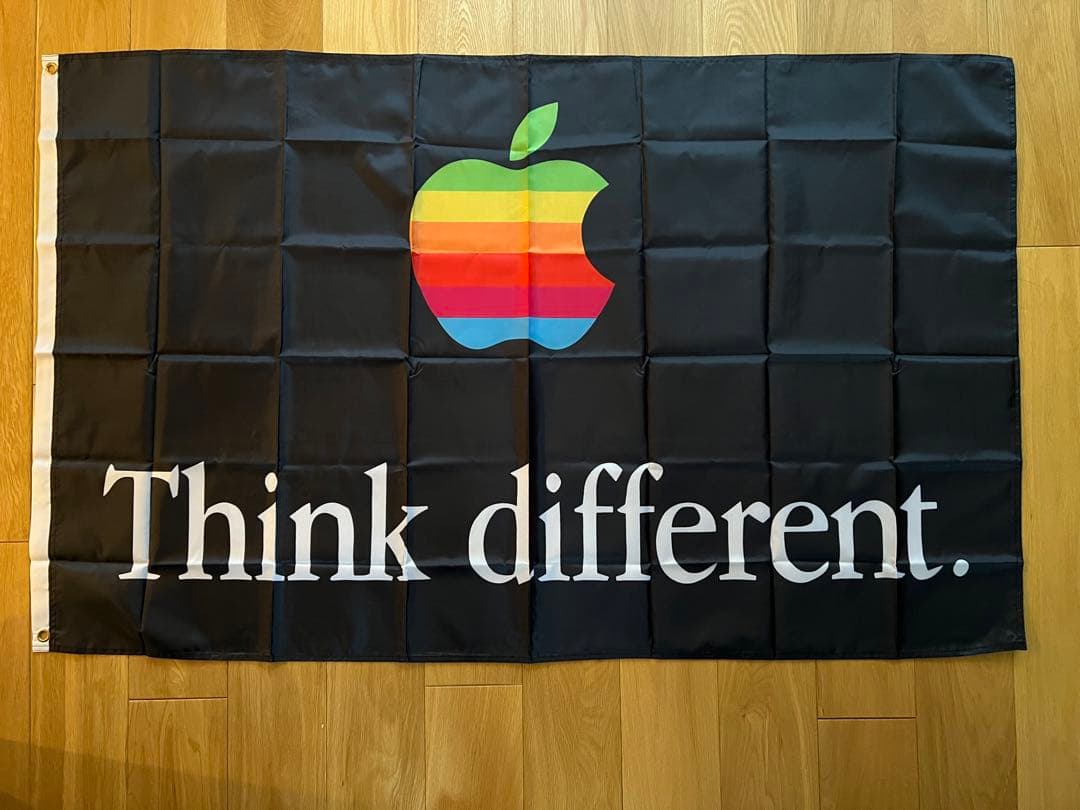 Apple『Think different.』広告用フラッグ（新品）