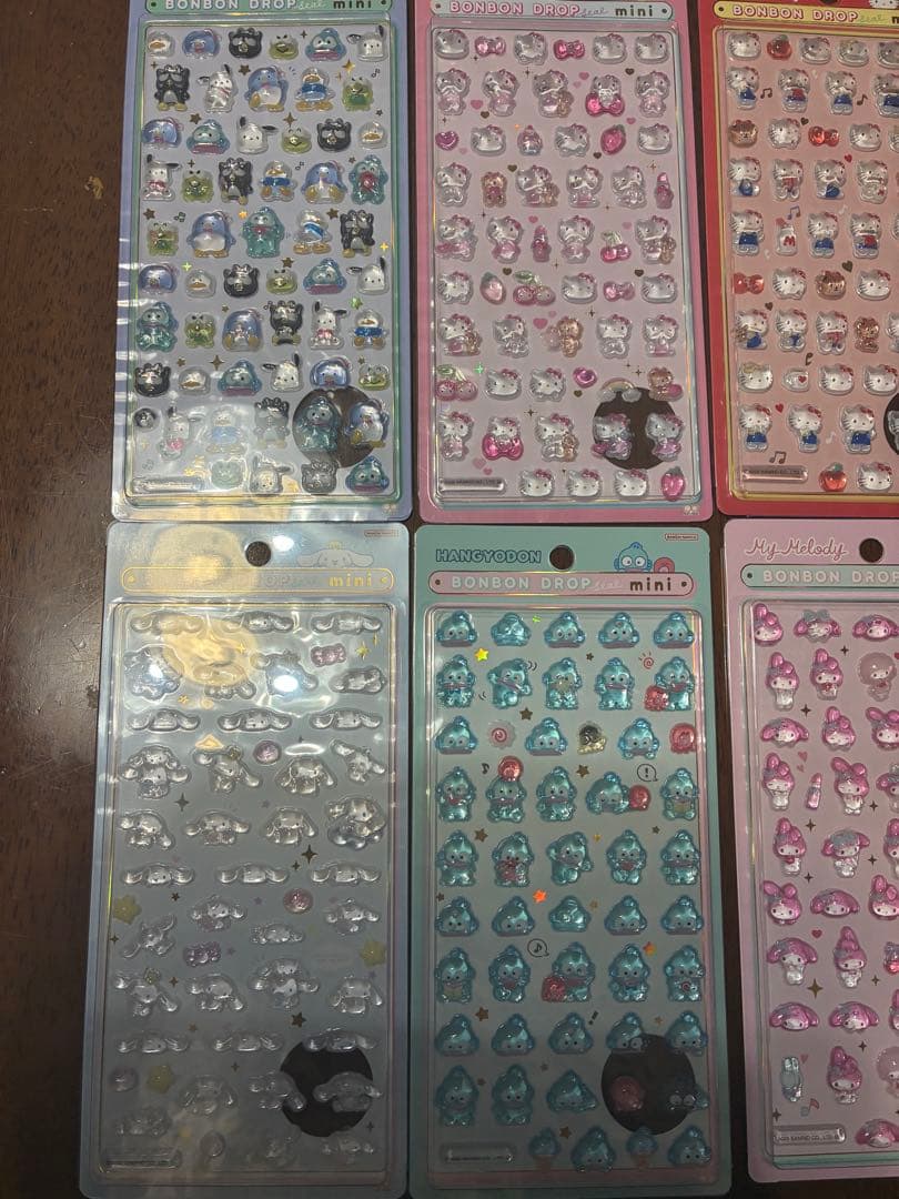 サンリオ ボンボンドロップシール ミニ 8種 セット①