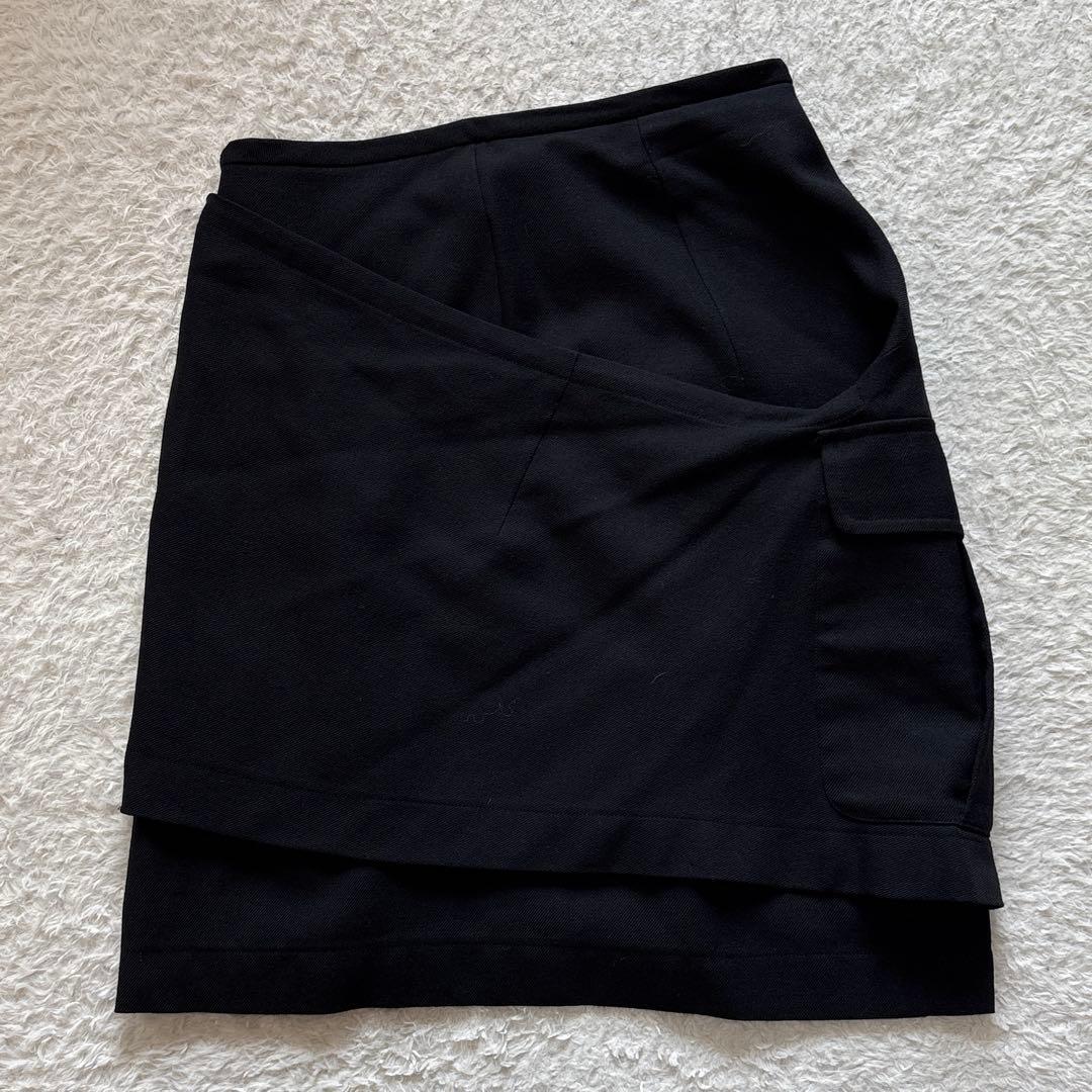 専用　コムデギャルソン　AD1994 ウール変形スカート　ブラック