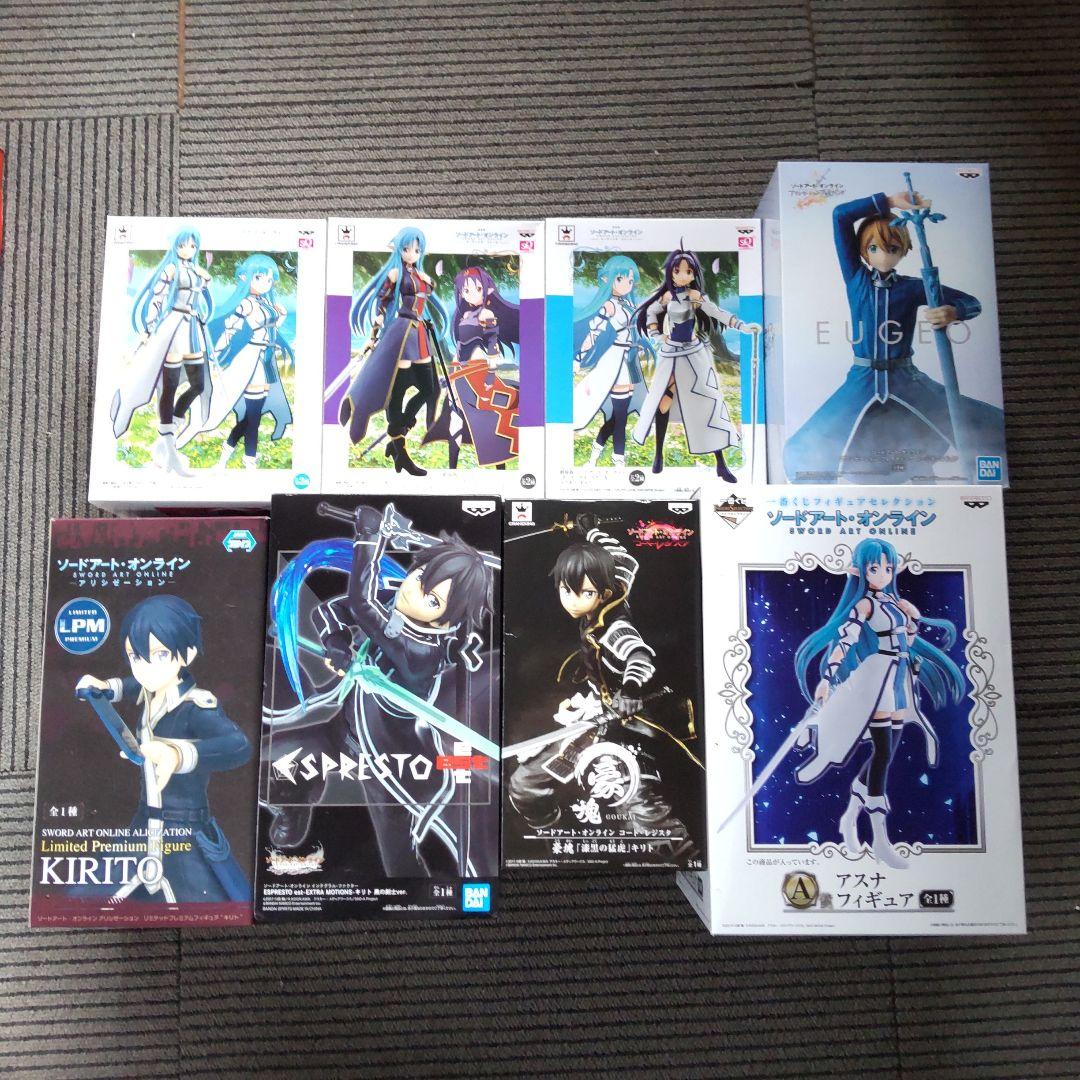 バンプレスト ソードアートオンライン　一番くじ A賞 アスナ フィギュア キリト