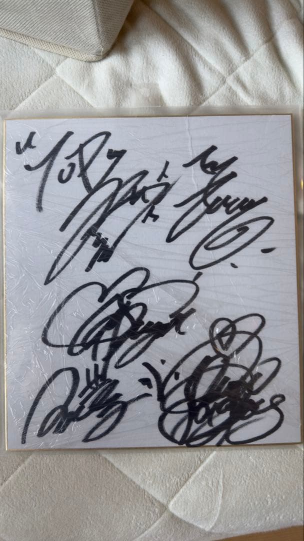 BIGBANG 5人 直筆サイン