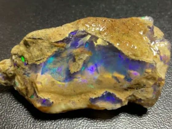 【60CT】エチオピア　オパール　原石　青　クリア　透明　ウェロ産