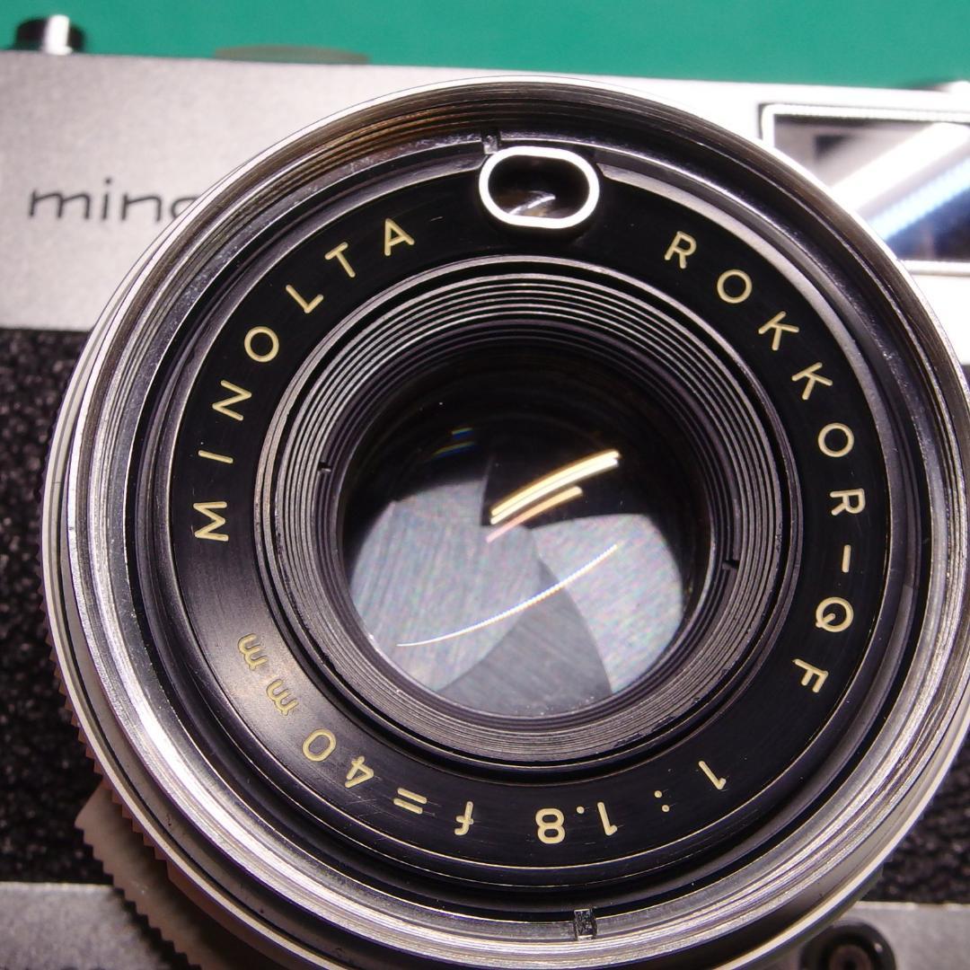 【美品】ミノルタＡＬ-Ｅロッコール４０／１.８シャッタ優先・マニュアル機　試写済