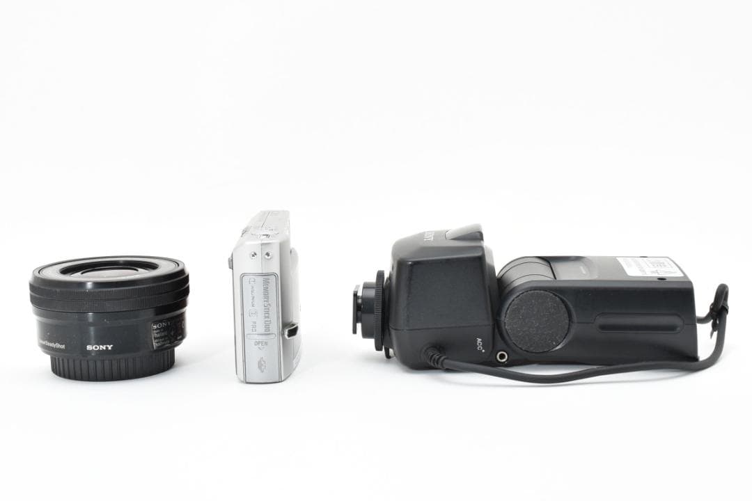 SONY DSC-T50 HVL-F1000 E PZ 16-50mm カメラ