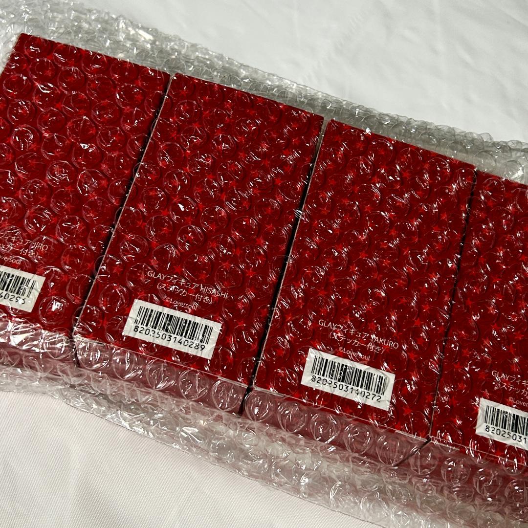 GLAYフィギュア TERU JIRO TAKURO HISASHI セット