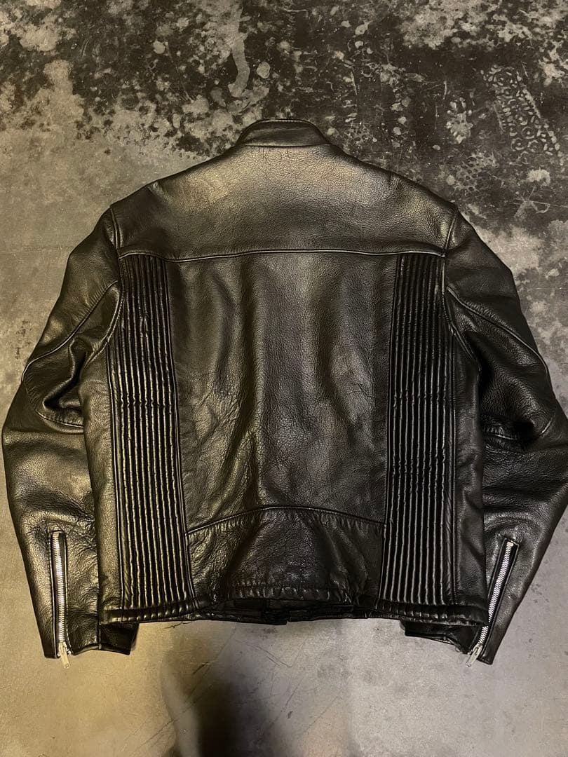 SCHOTT ショット シングルライダース ブラック40 ビンテージ 逆ハの字