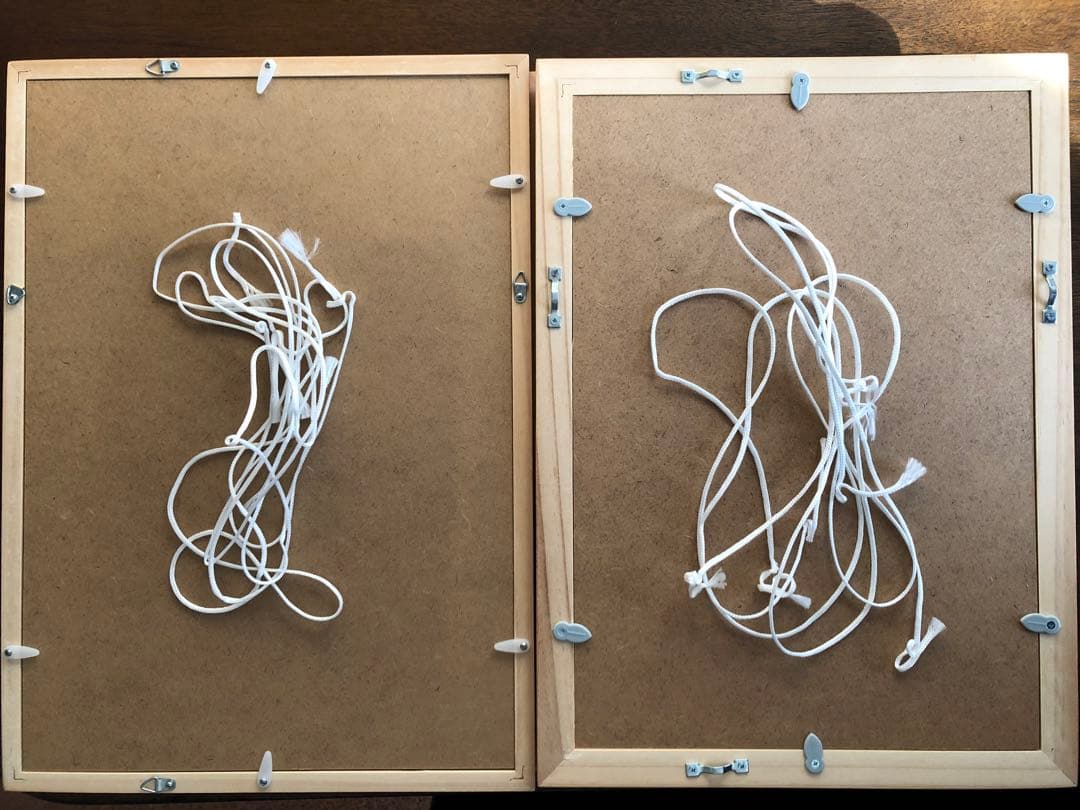 木製額縁 2種×3個 6個セット