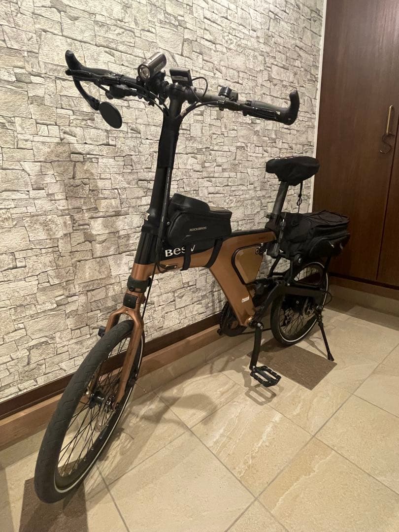 besv PSF1 電動アシスト自転車 ブラウン（カスタム品付）