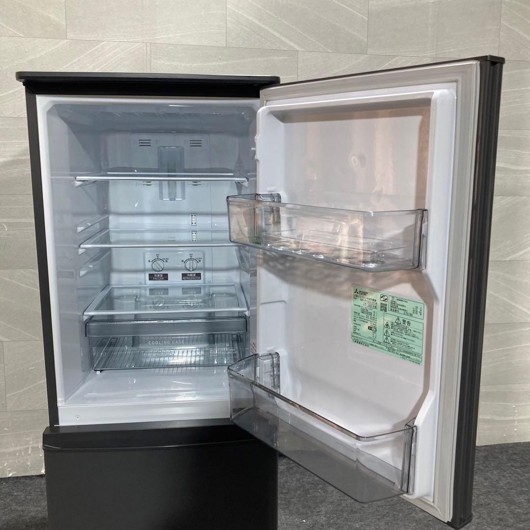 三菱 冷蔵庫 MR-P15G 146L 高年式 一人暮らし 単身用 d4738