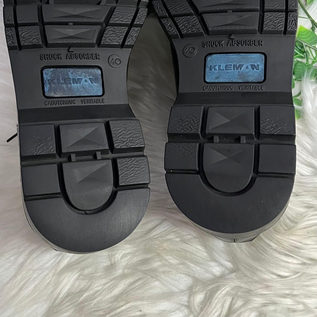 クレマン　フローダン　ブラック　レザー　26cm