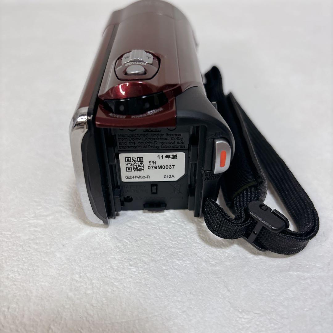 極美品✨ JVC Everio GZ-HM30 ビデオカメラ　レッド　Wi-Fi