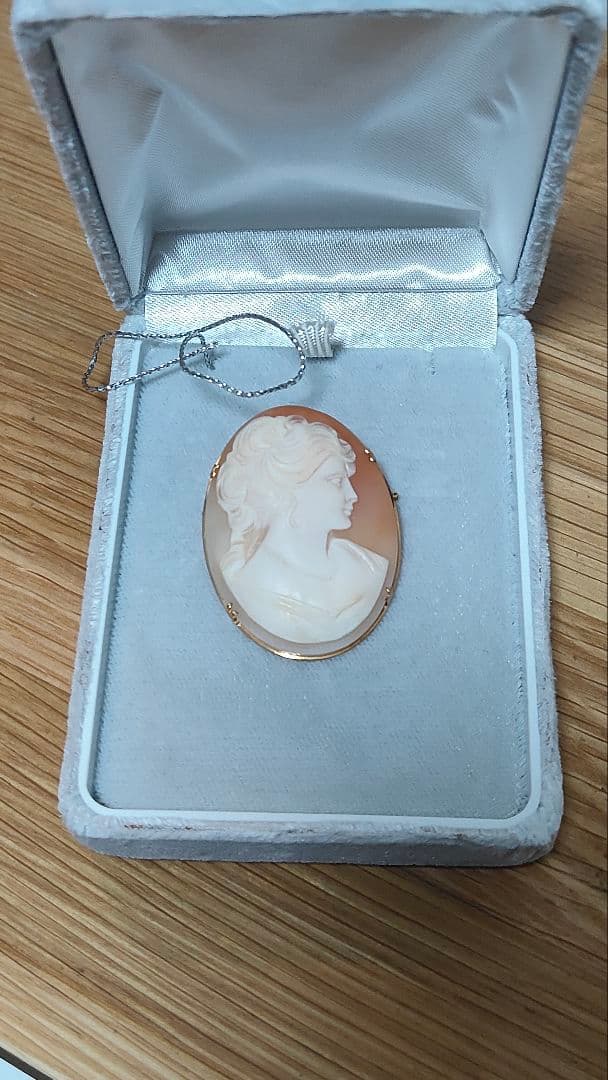 限定値下げ　11月末迄 ギンザタナカ カメオブローチ 18K　美品