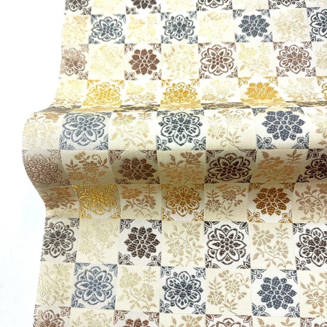 帯5133 ●高級 正絹 六通 袋帯