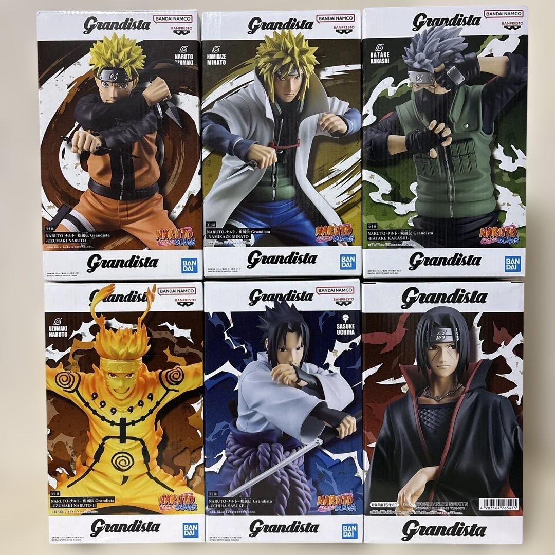 【新品未開封】ナルト 疾風伝Grandista フィギュアまとめ売り合計６点