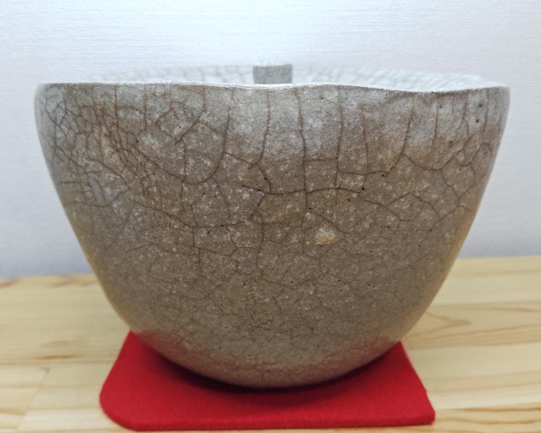 送料込【逢絢亭】茶道具 水指 大樋焼 白釉 裏千家書付 大樋年雄 共箱入り